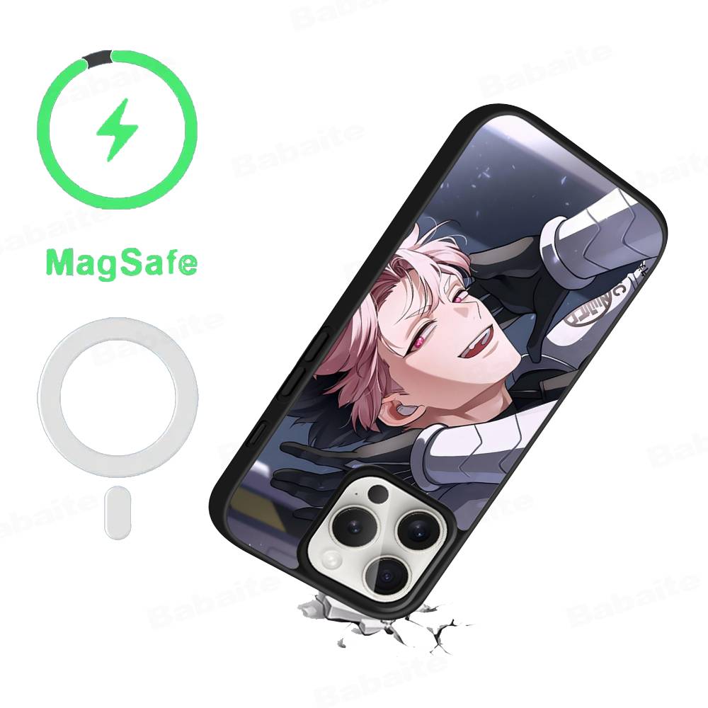 Kaiju NO.8 Narumi Gen Anime Phone Case Magnetic Case For IPhone 16 14 13 12 11 15 Pro Max Plus For Magsafe Wireless Charge Cover