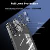 With Camera Lens ProtectorIPhone 16 Case, Transparent Electroplated Borderless Ultra-Thin Shockproof Heat Dissipation Simple, Titanium Silver Color