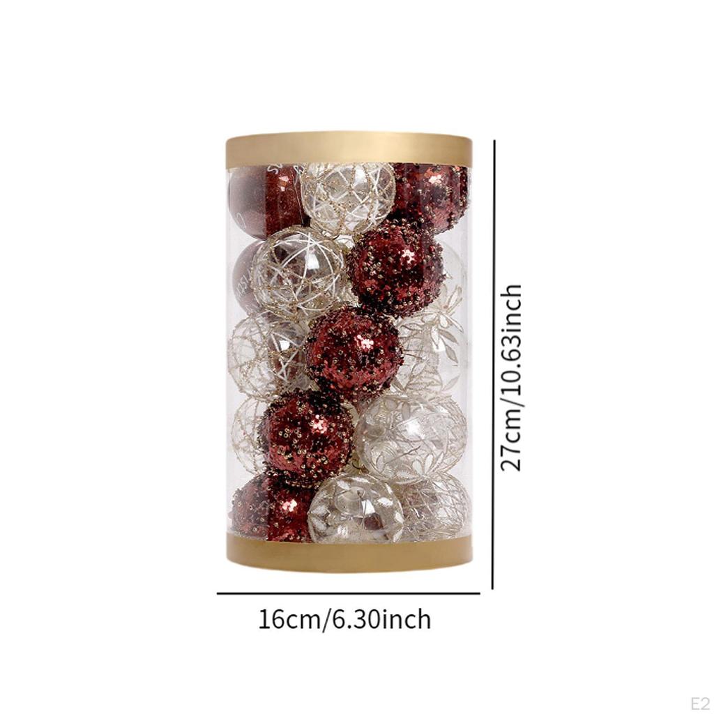 25 шт. Рождественские шары, украшения для елки, подвески-шармы, украшения для шаров