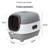 Enclosed Cat Litter Box with UV Sterilization & Anti-Splash Deodorization
