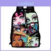 Children Capacity Large Backpack With Monster High Print Design For Daily School