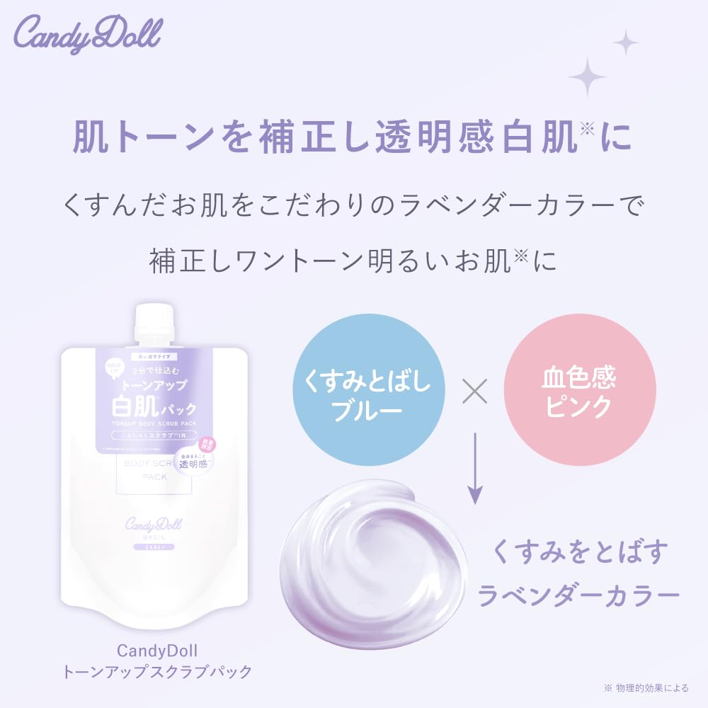 Tsubasa Masuwaka Представляет CandyDoll Скраб-Маска A 300 г Витамин Сделано в Японии Для Тела Темная Красота После 2025 НОВИНКА Выравнивание Тона [Уход за Кожей, С, Выравнивание Тона, Япония, Скраб,