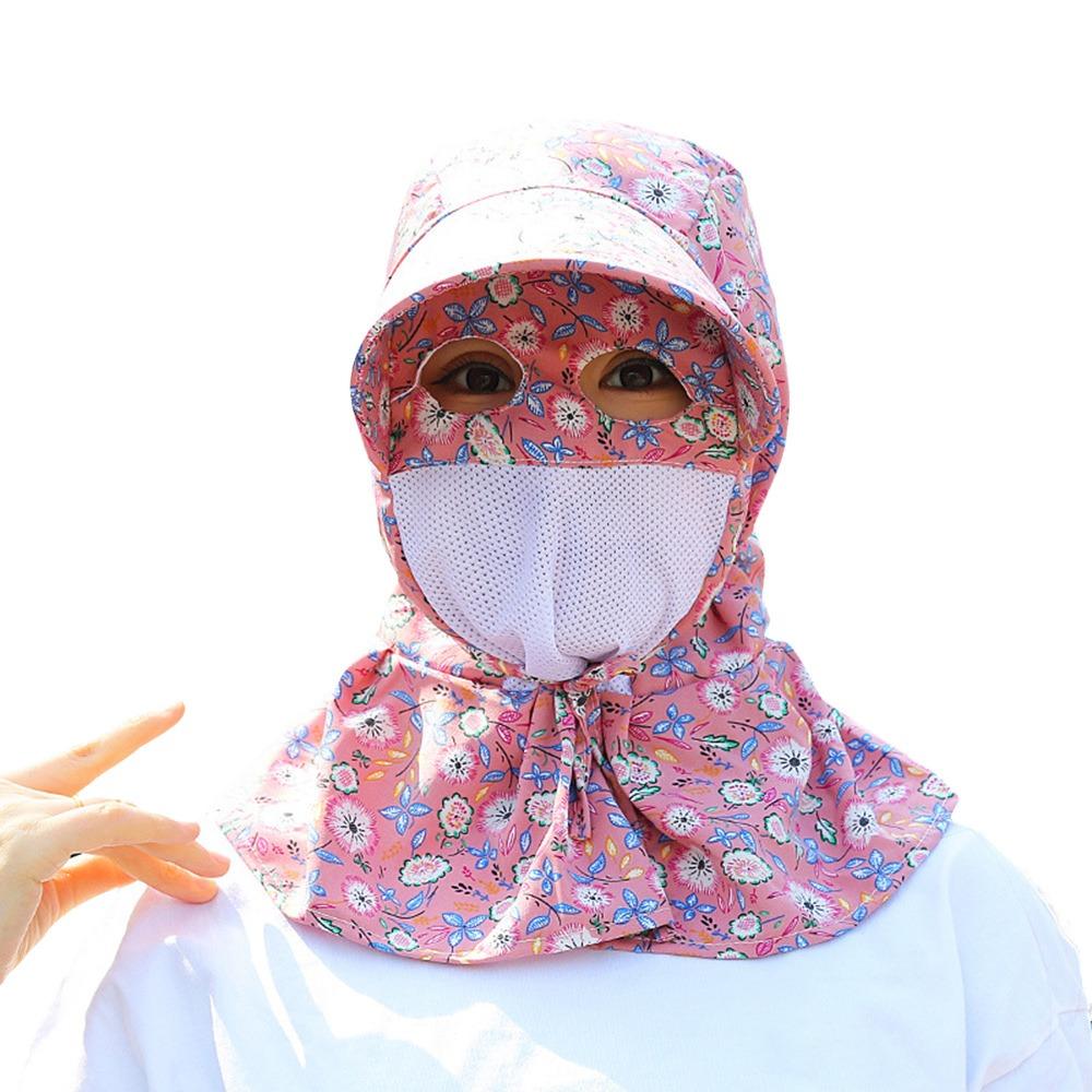 Floral Tea Picking Cap Anti-UV Sunscreen Hat Fashion Fisherman Hat Summer