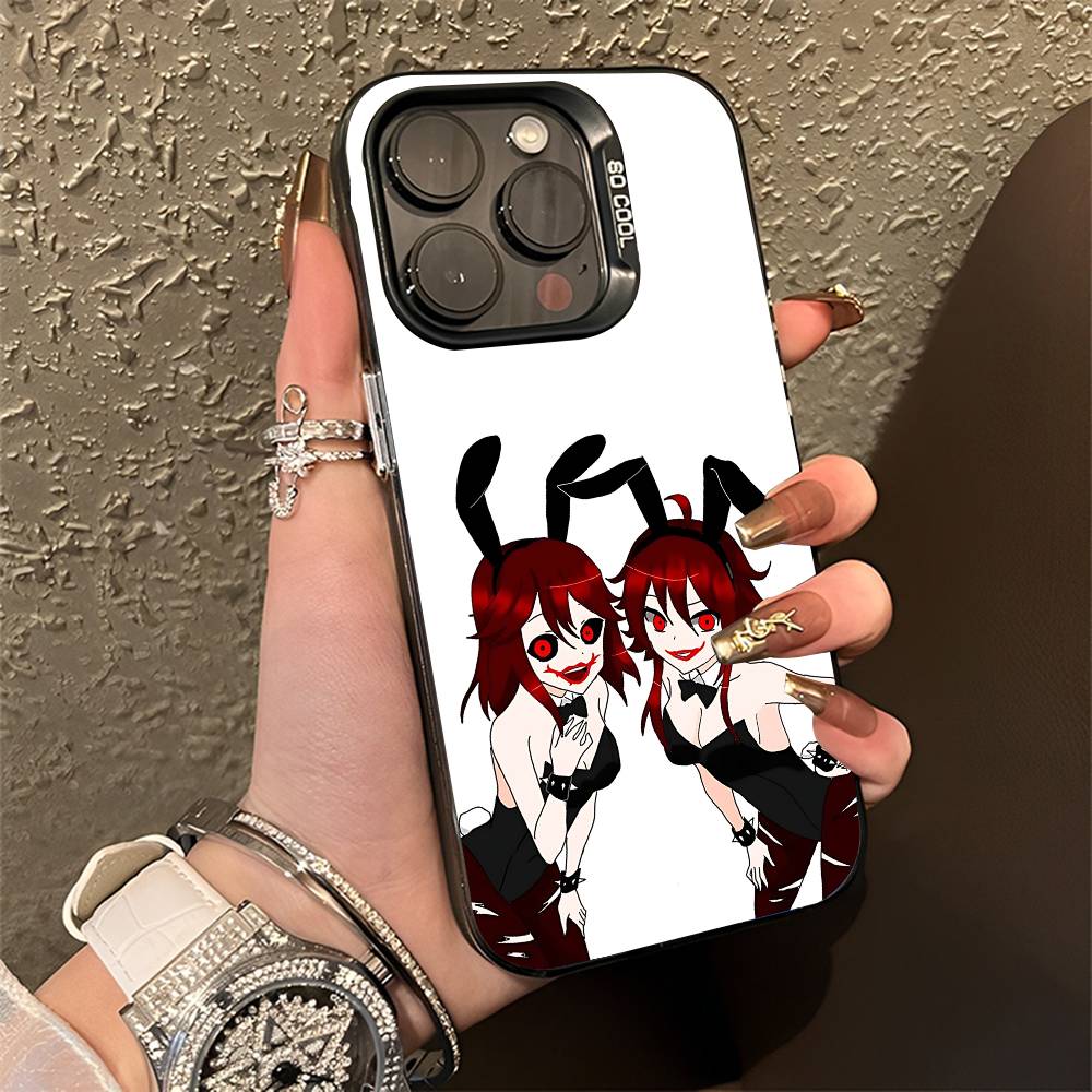 S-Saiko no S-Sutoka Phone Case For iPhone 15,16,12,14,13,17,11,E,Pro,Max,Plus,Air,Mini Black TPU Cover