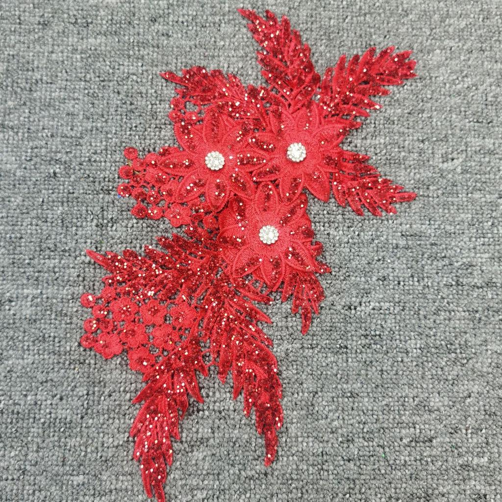 Color Polyester Light Water Soluble Lace Phoenix Gold Powder Sequins Decal Diy Clothing Accessories