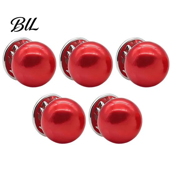 Secure Garment Fastener 5PCS Pearl Buttons for Women, Clothing Invisible Anti-Exposure Safety Pins, No Decorative Damage Iron Brooch Pins Neckline