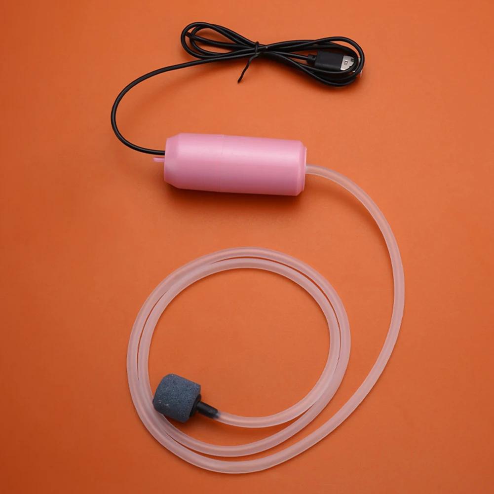 Мини Аквариумный Воздушный Насос Портативный USB Аквариум Кислородный Воздушный Насос С Аэратором Бесшумный Энергосберегающий Кислородный Насос Для Аквариума Рыбалки