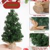 Plastic Artificial Christmas Tree 15/20/30cm DIY Small Desktop Decorative Desktop Fake Pine