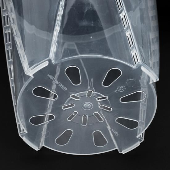 Легкий цилиндрический цветочный горшок без гнилых корней, водопроницаемый, высокий, аксессуары для зелени