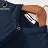 PLAYBOY Men's Linen Blend Henley T-Shirt