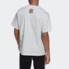 Adidas Футболка Originals Artist Tee Ss вышитая спортивная футболка с круглым вырезом и коротким рукавом для мужчин, белые топы HA4695