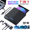 USB3.0 Type-C Портативный внешний DVD-рекордер RW CD-писатель Оптический привод Высокоскоростной Записывающий считыватель Проигрыватель для Ноутбука ПК