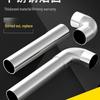 Труба дымохода для плиты из нержавеющей стали с коленом для отвода обратной тяги и выхлопа дров
