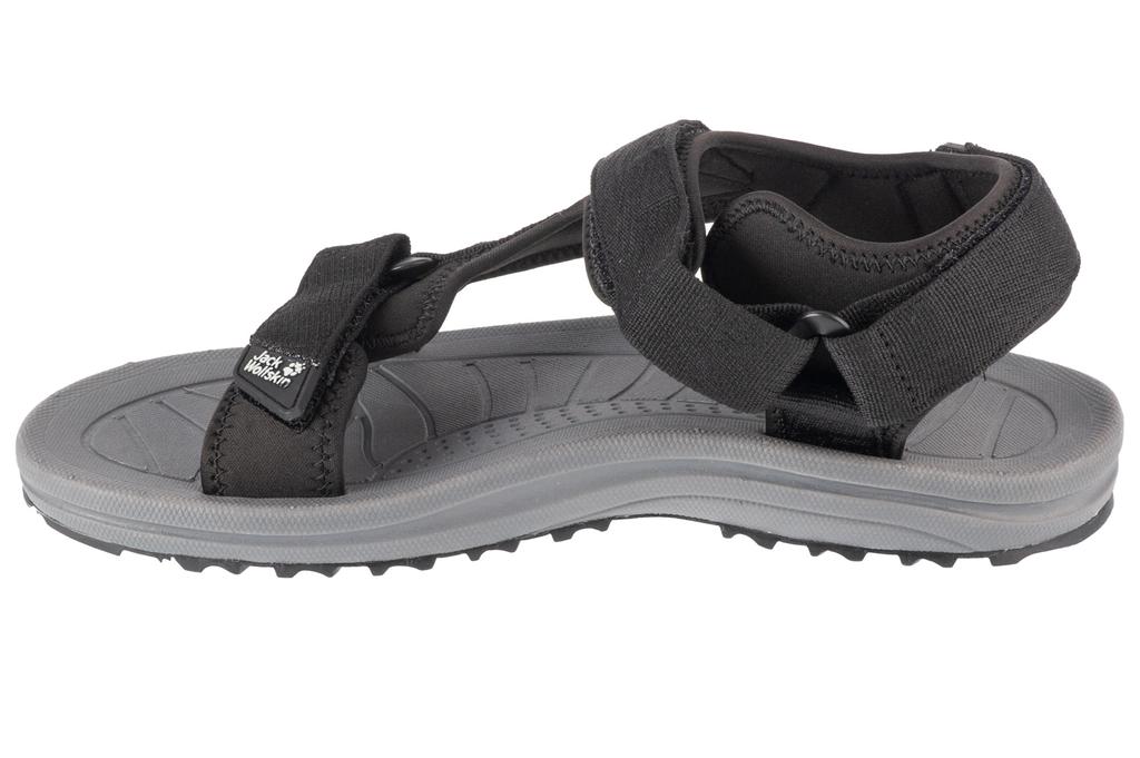 Jack Wolfskin Wave Breaker Sandal M, Мужские черные сандалии