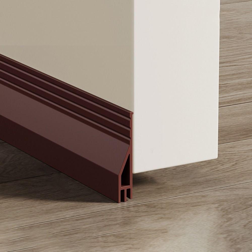 Arbitrary Tailoring Windproof Door Bottom Seal Strip SoundProof Dustproof Door Gap Baffle Soft TPE Waterproof Seal Strip Hotel