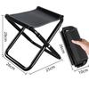 Portable Stools Outdoor Folding Stools Hiking Camping Fishing Chair Stool Seat Train Subway Queuing Chair Camping Furnishings Folding Chair