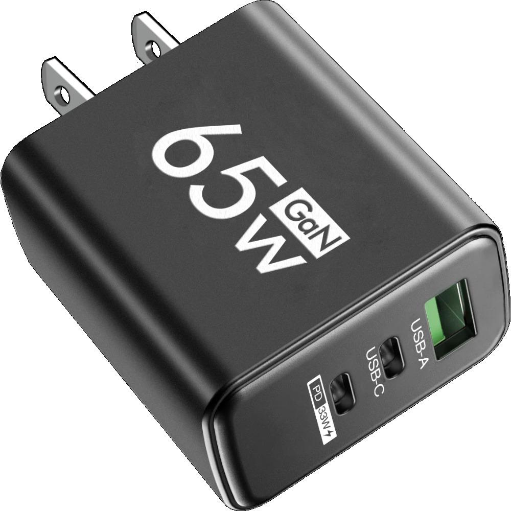 65 Вт USB-зарядное устройство Type C, адаптер для быстрой зарядки для Xiaomi iPhone 15 14 13, Samsung, зарядное устройство для мобильных телефонов QC 3.0