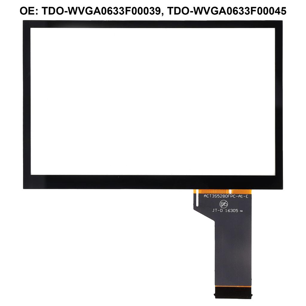 Car LCD Touch Screen Digitizer TDO‑WVGA0633F00039 CD DVD  Replacement for MIB Acrylic TDO‑WVGA0633F00045