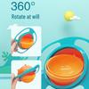 Вращающаяся на 360° непроливающаяся детская миска - Дизайн гироскопа "летающая тарелка" для детей