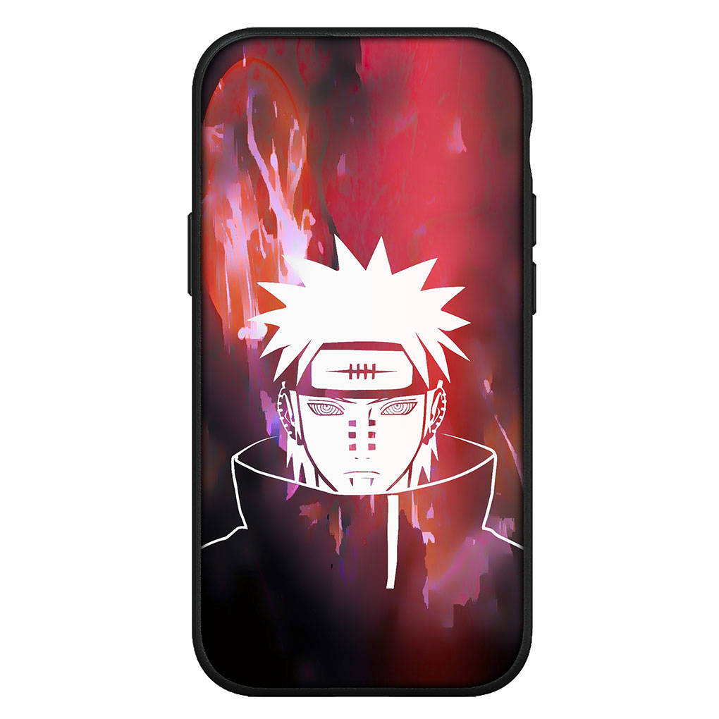 Для iPhone 16 15 X XR Samsung Galaxy S24 S23 Plus Xiaomi Redmi Note 13 12 11 Pro Max 9 10 14 OPPO Huawei чехол Akatsuki Pain Наруто Итачи чехол для телефона