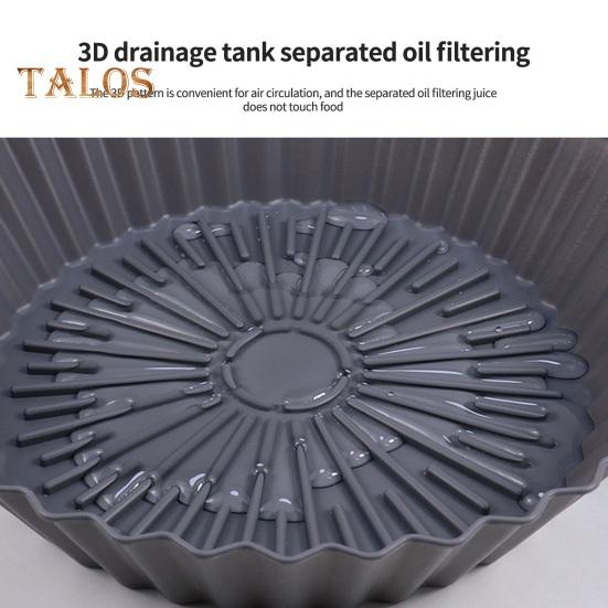 Горшок для аэрофритюрниц, устойчивый к холоду и жаре, пищевой моющийся коврик для корзины для духовки, для выпечки