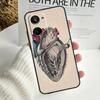 Anatomical Heart Anatomy Case For Realme C67 C55 C53 C51 C35 C33 C31 C30 C25s C21Y GT Neo 5 GT5 9 10 11 12 Pro Plus