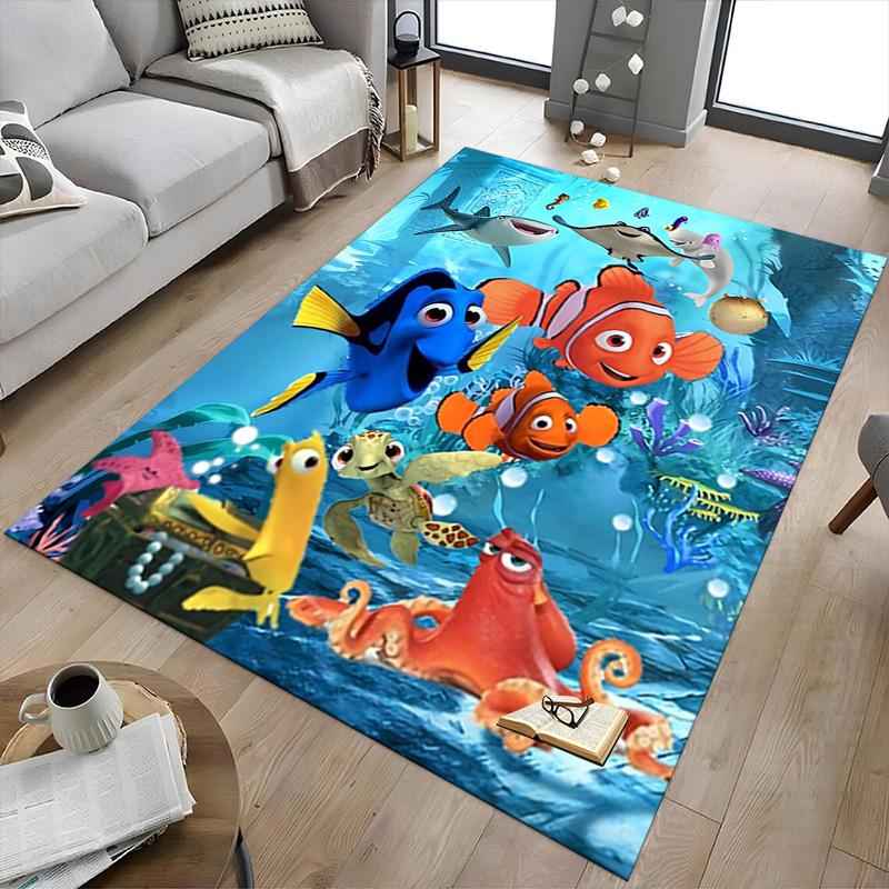 Nemo Adventure Carpet For Playroom Bedroom Living Room Sofa Home Decorkids Game Area Rug Nonslip Floor Mat