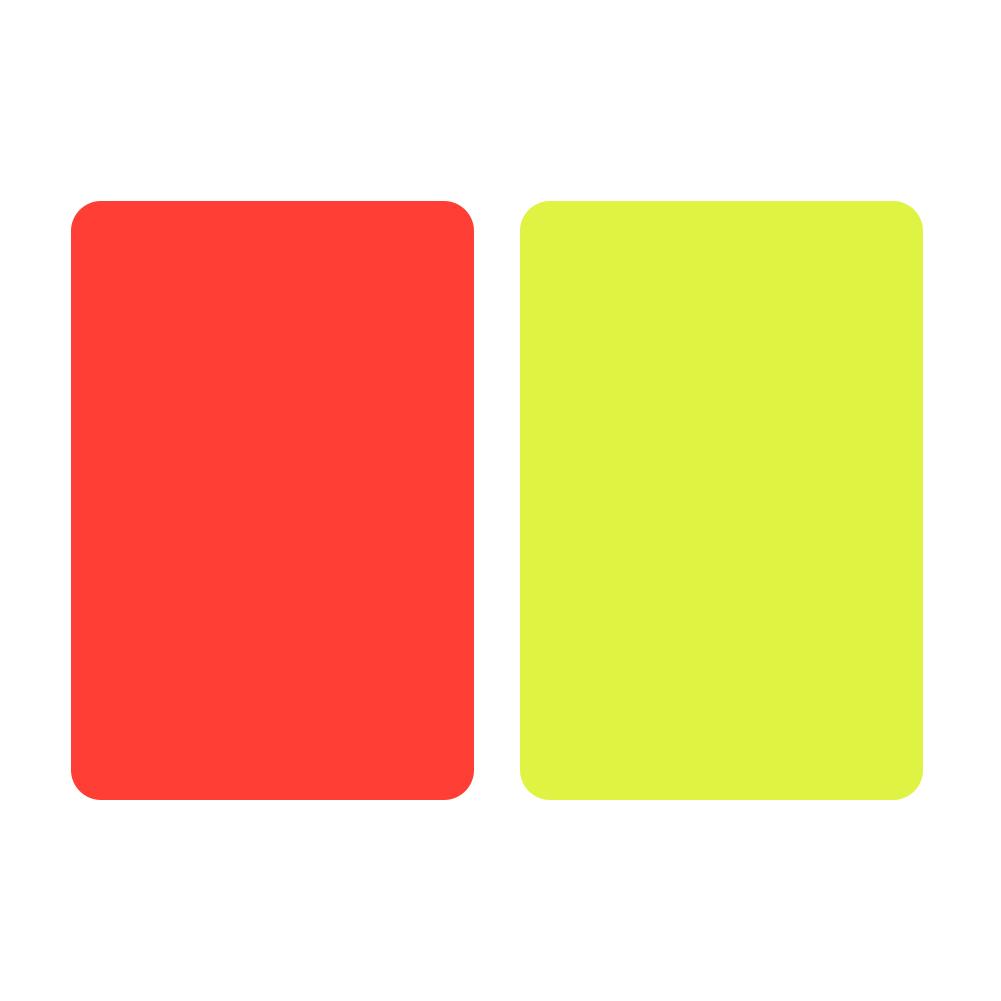2-10PC Soccer Referee Card Sets Football Match Referee Red and Yellow Card Warning Cards Score Sheets Notebook Judge Accessories