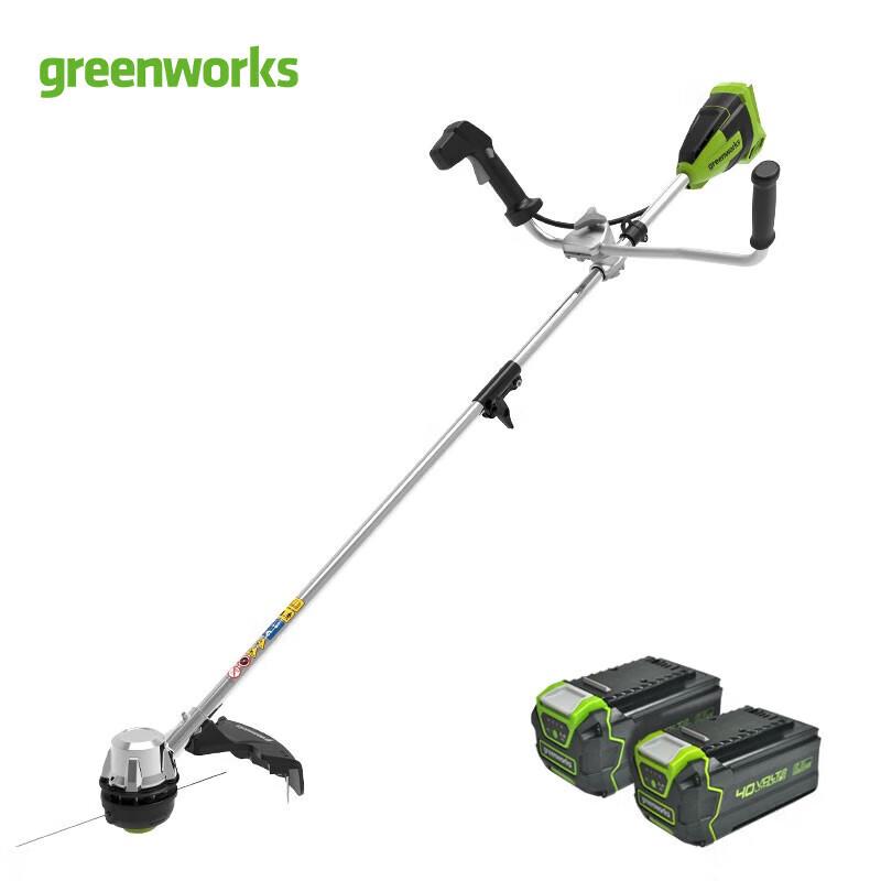Greenworks 40V Cordless Electric Brush Cutter & Weed Trimmer Kit CN plug (adapter included)