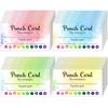 50pcs Punch Cards, My Reward Cards for Student, Home Behavior Incentive, Loyalty Cards Flower Punch Cards