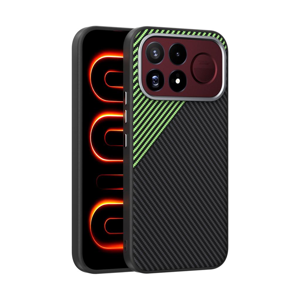 Магнитный чехол для телефона с текстурой кевлара и карбона для Xiaomi Poco F9 Ultra F8 Pro K100 Pro MAX, жесткий, ударопрочный, защитный от царапин