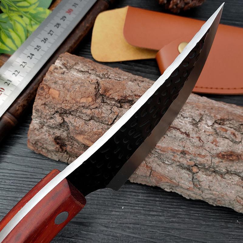 Forged Kitchen Knife Stainless Steel Boning Knife Butcher Slicing Cleaver Fish Meat Sushi Cutter Fishing Cooking Knife