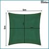 Sail Canopy Shade UV Protection Material For Garden Green 3X2