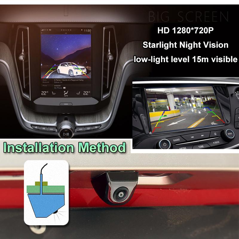 For Renault Zoe BFM 2012 - 2020 Factory OEM Unit GreenYi HD Car Rear View Camera Fisheye Reversing Backup Vehicle Plug and Play