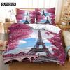Eiffel Tower Bedding Set Duvet Cover Set 3d Bedding Digital Printing Bed Linen Queen Size Bedding Set Fashion Design