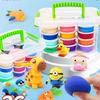 Odorless Clay for Kids - 24 Colors Space Plasticine Set for Kindergarten (36 Pieces)