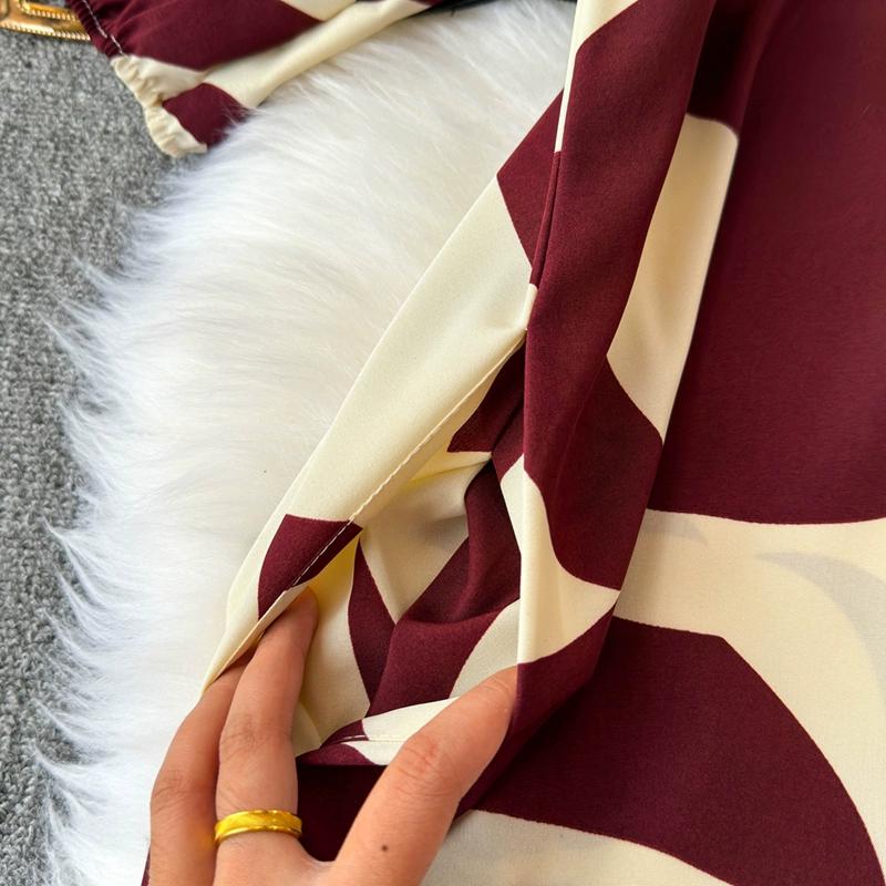 Французский стиль, длинное летнее новое женское платье, высококачественная фактура, изысканное платье с V-образным вырезом