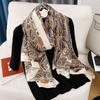 Bohemian Styles Retro Printed Scarf Women Shawl 85X180Cm Cotton Linen Feeling Luxury Floral Wrap Hijab Sunscreen Ventilate