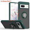 Matte Matte Finish Phone Case for Google Pixel 6 7 7A 8 Pro Shockproof Protection Anti Fall Magnetic with Ring Bracket Cover