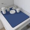 Kitchen Countertop Drying Mat Super Absorbent Anti-slip Foldable Large Rectangle Dish Bowl Plate Dinnerware Placemat Coffer Maker Pad Cup Coaster