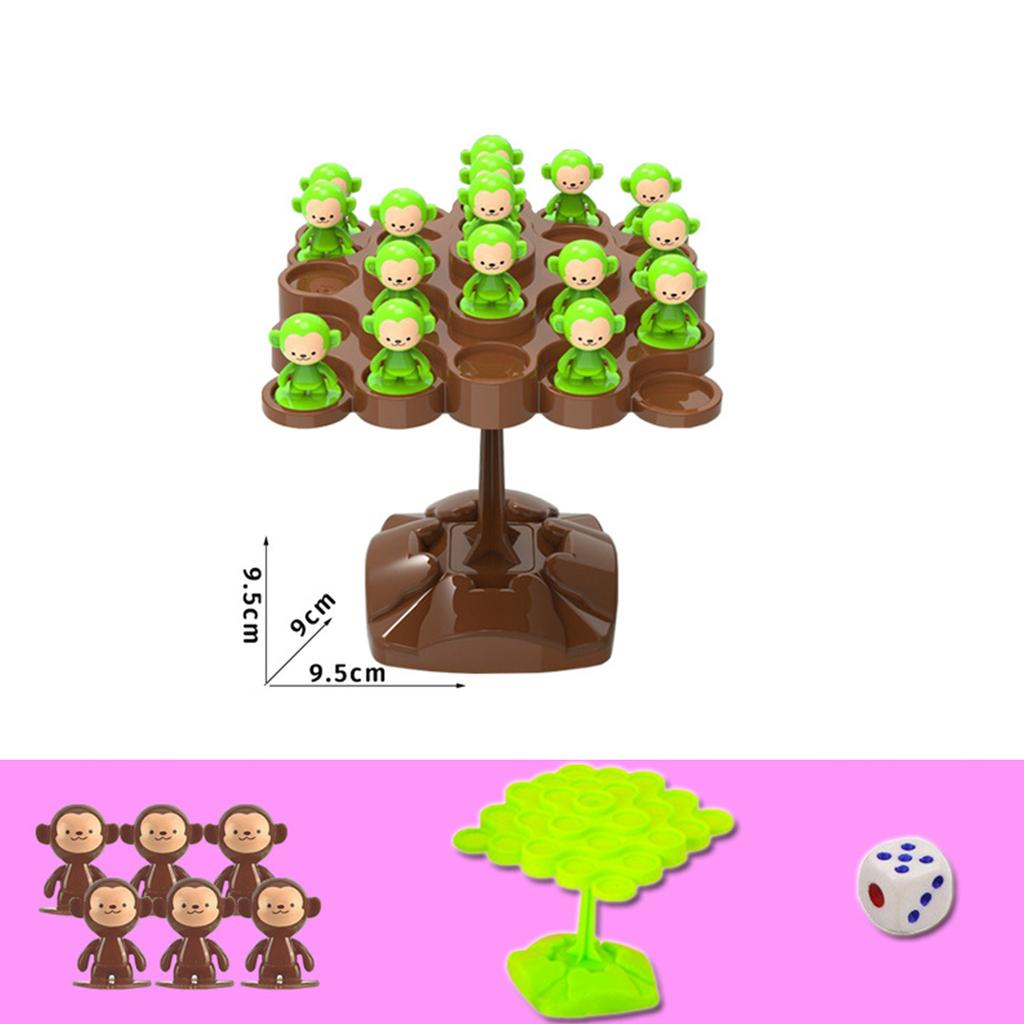 Мультяшная обезьянка, игрушка для тренировки равновесия на дереве, трехмерная игрушка для детей, развивающая мелкую моторику, детская игрушка