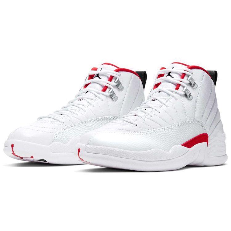 Мужские кроссовки Air Jordan 12 Retro Twist Белый Университет-Красный Черный CT8013-106
