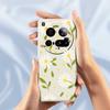 For Xiaomi 15 Ultra Case White Flowers Green Leaves Pattern Printing Straight Edge TPU Phone Back Cover