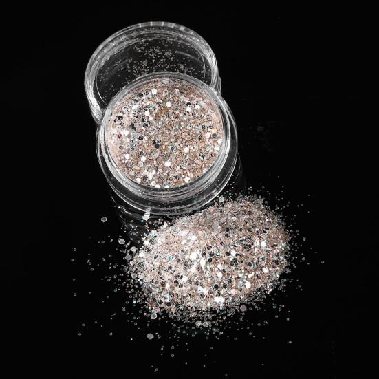Nail Glitter Powder Rhinestones Sequins DIY Nail Art Mixed Sizes Nail Decoration Manicure Glitter Flake Nail Supplies