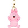 Soft Rabbit Plush Doll Pendant Fluffy Plush Bunny Keychain Bunny Plush Stuffed Toy  Kids Gifts