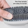 Cleaning Brush with Stiff Bristles Multi-Purpose Loop Handle Heavy Duty Plastic Brush Small Areas Tough Stains Cleaner