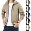 Men's Loose Casual Outdoor Large-sized Hooded Windbreaker Long-sleeved Jacket