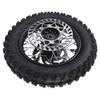 10 Inch Rear Wheel Rim Tire Assembly 80 100 10 3.00 10 12mm Axle Rear Wheel Tire and Rim Inner Tube Assembly Includes