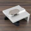 4 Pcs Set T Track Stop Block Silver Color Inline Design Bi-Directional Stop T-Track System With Knobs Short Stop Kit