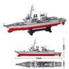 Sluban warship Military battle ship boat model building Aircrafted Carrier destroyer sets Weapon Bricks creativ kits Blocks toys